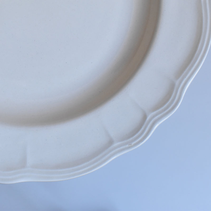 Vintage Plate Sarreguemines Scalloped B