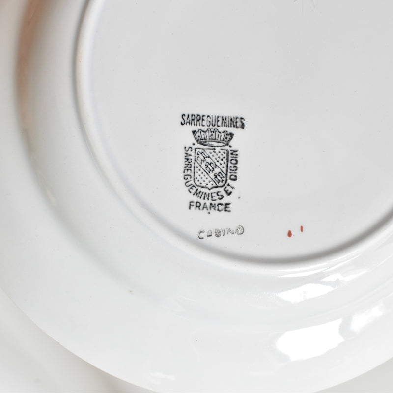 Vintage Plate Digoin & Sarreguemines Casino B