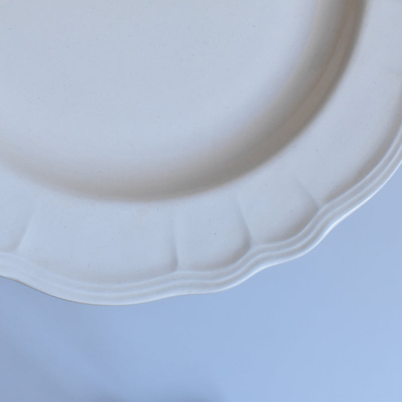 Vintage Plate Sarreguemines Scalloped B