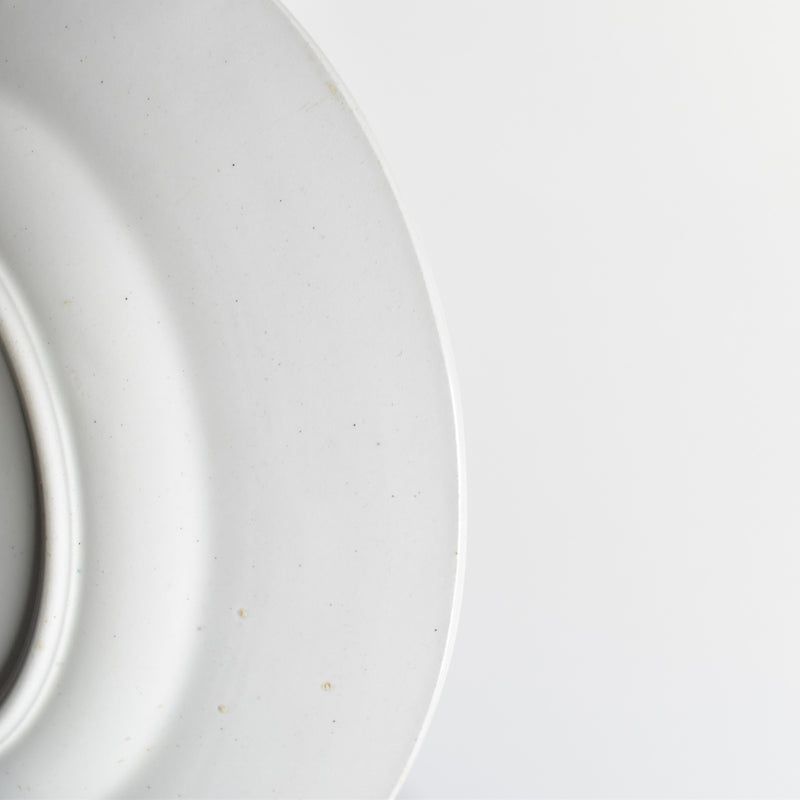 Vintage dessert plate, Saint-Amand, holly, D
