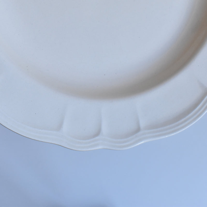 Vintage Plate Sarreguemines Scalloped B