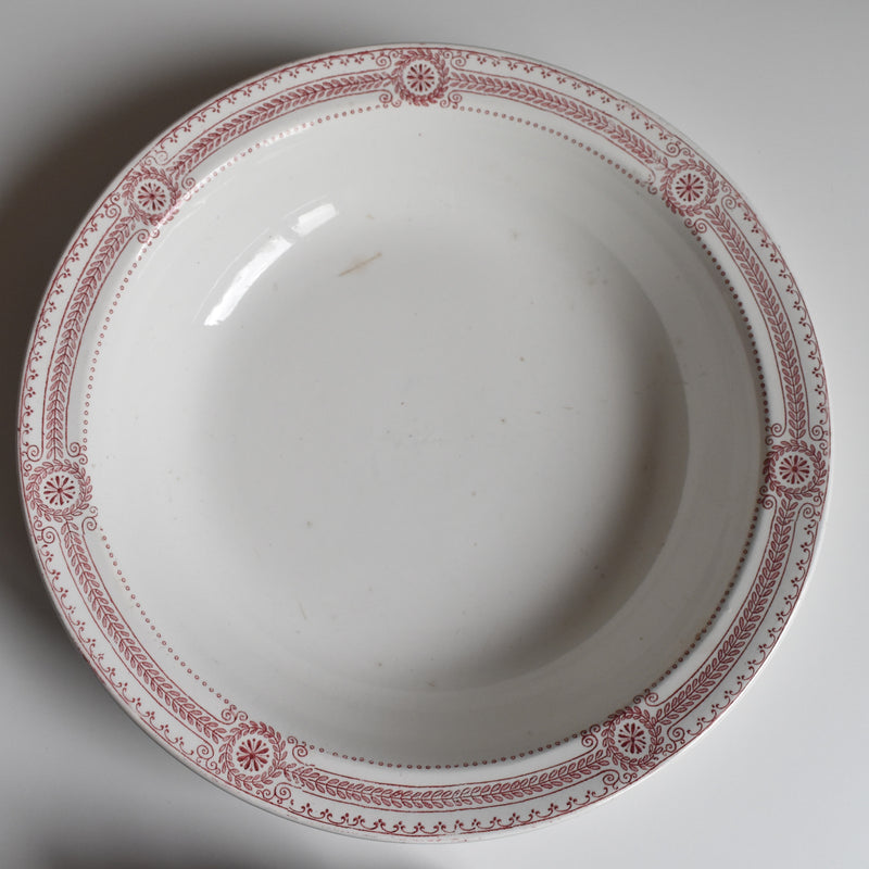 アンティーク深い大皿 U＆Cサルグミンヌ Carina