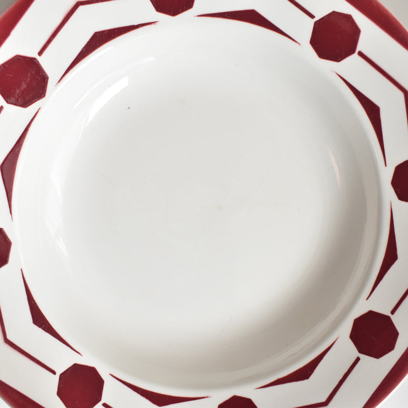 Vintage Deep Plate Digoin & Sarreguemines Ciboulette B
