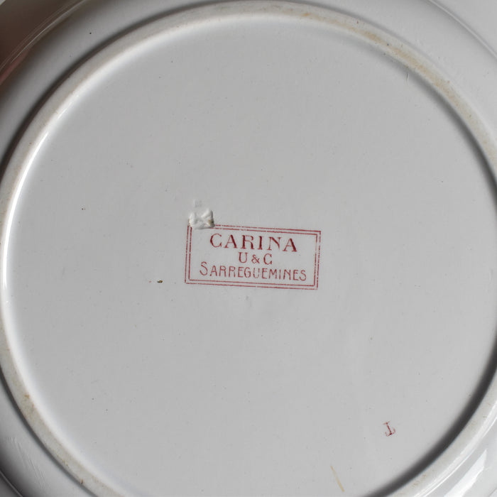アンティーク深い大皿 U＆Cサルグミンヌ Carina