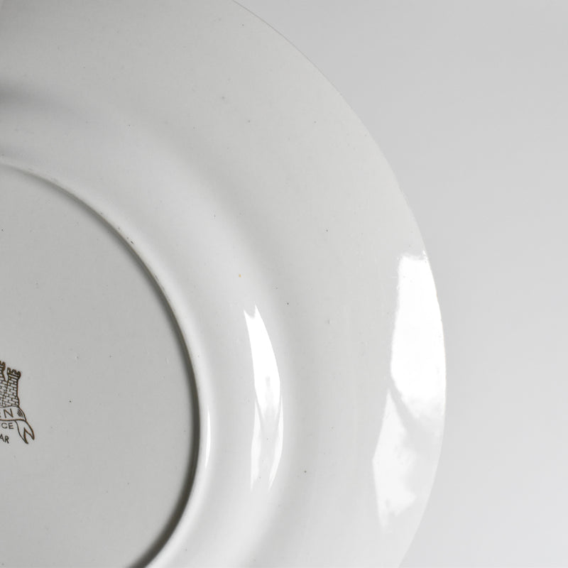 Vintage Plate Gien Colmar H