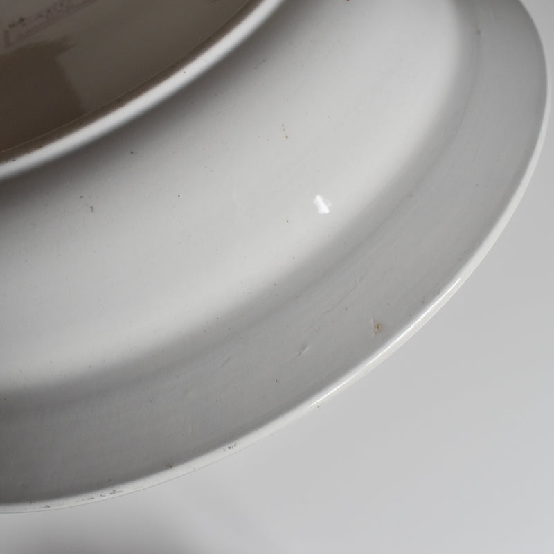 アンティーク深い大皿 U＆Cサルグミンヌ Carina