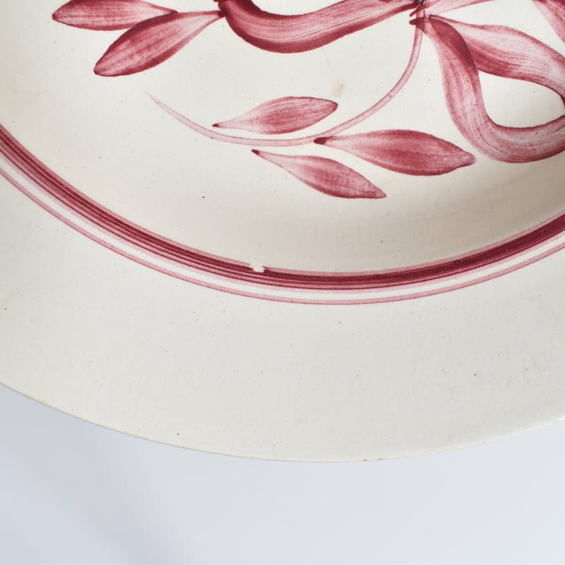 Vintage Deep Plate, Digoin & Sarreguemines, 16 B