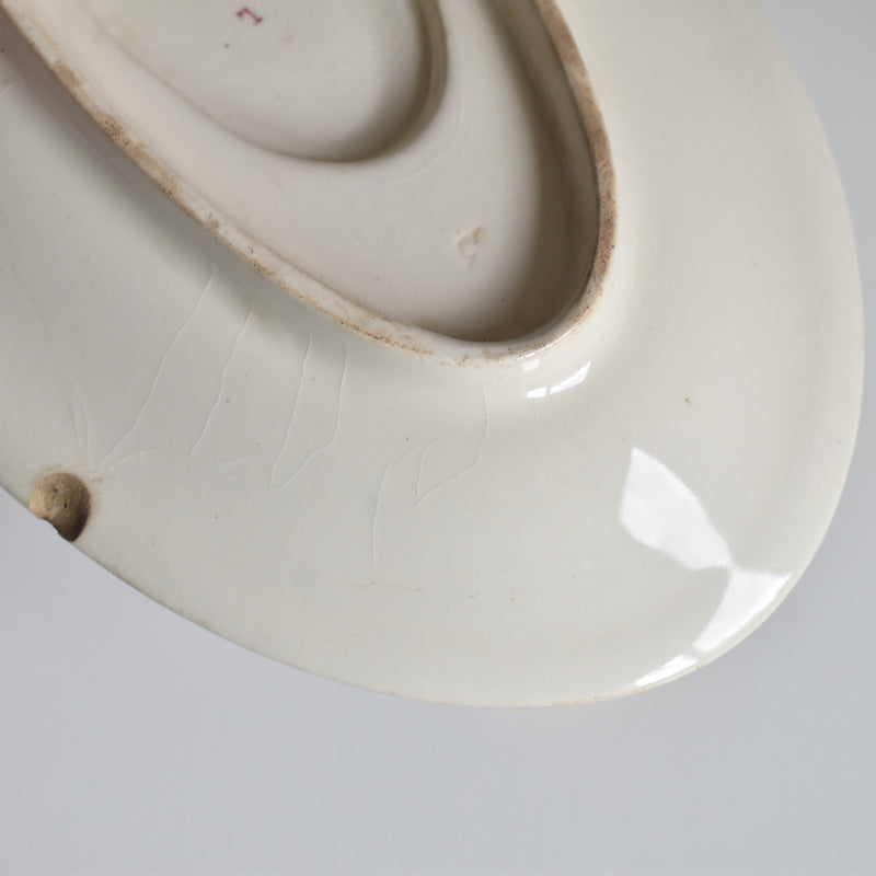 Antique Sauce Boat Creil et Montereau Dubarry