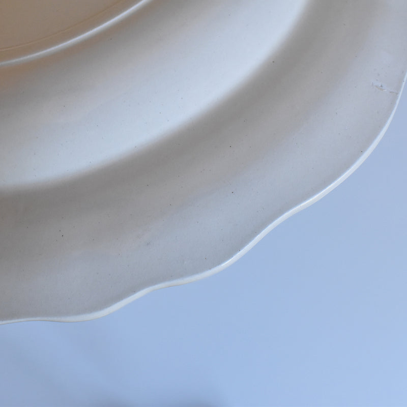 Vintage Plate Salins, Scalloped Edge C