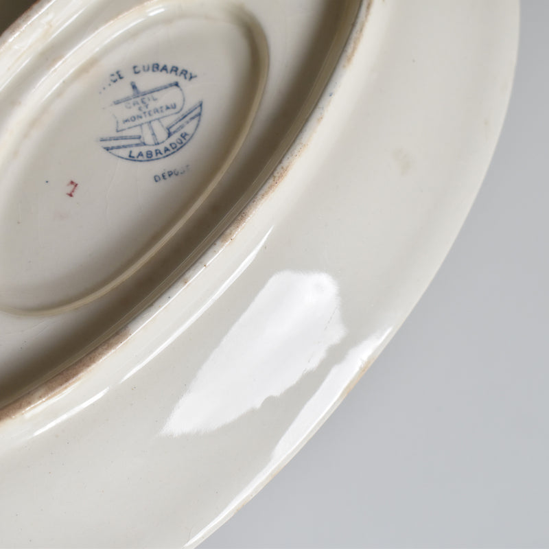 Antique Sauce Boat Creil et Montereau Dubarry