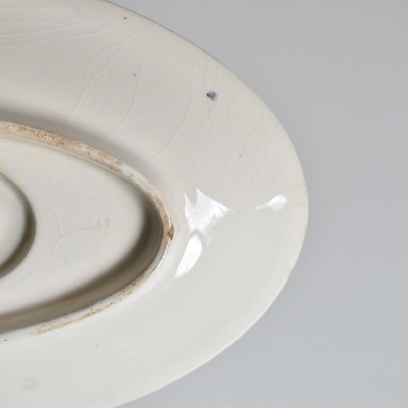 Antique Sauce Boat Creil et Montereau Dubarry