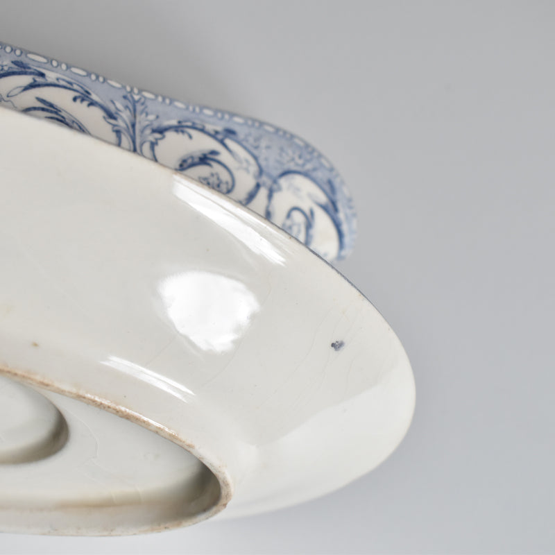 Antique Sauce Boat Creil et Montereau Dubarry