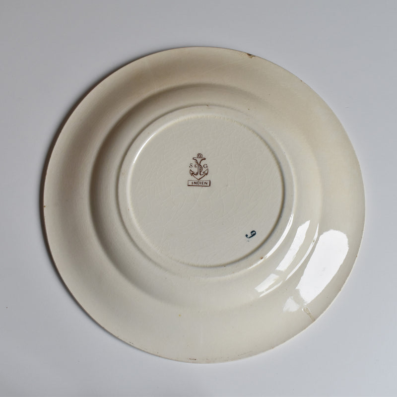 Antique Plate SG Clairefontaine Indien