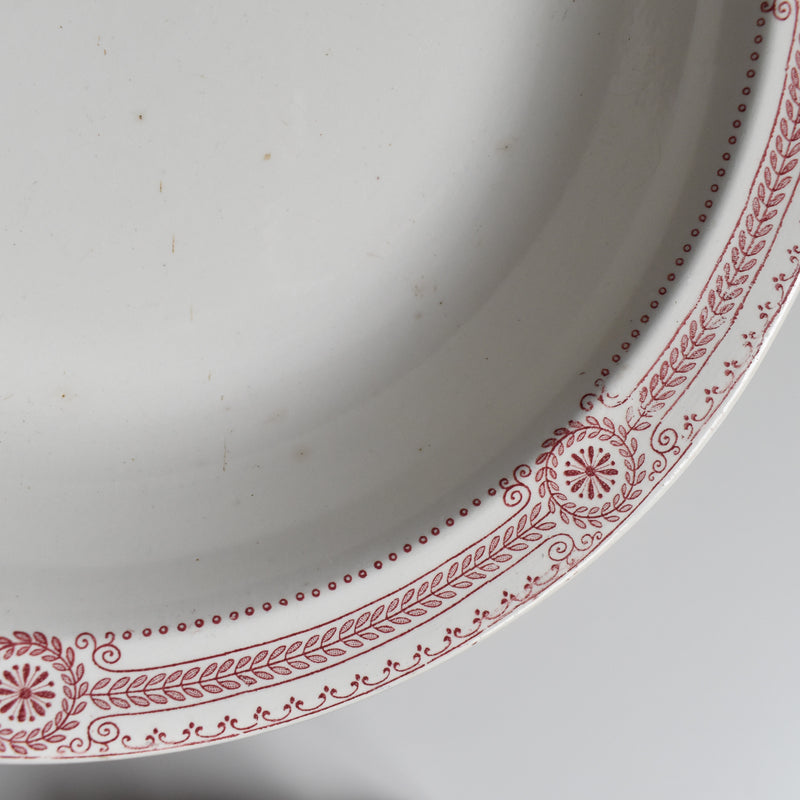 アンティーク深い大皿 U＆Cサルグミンヌ Carina