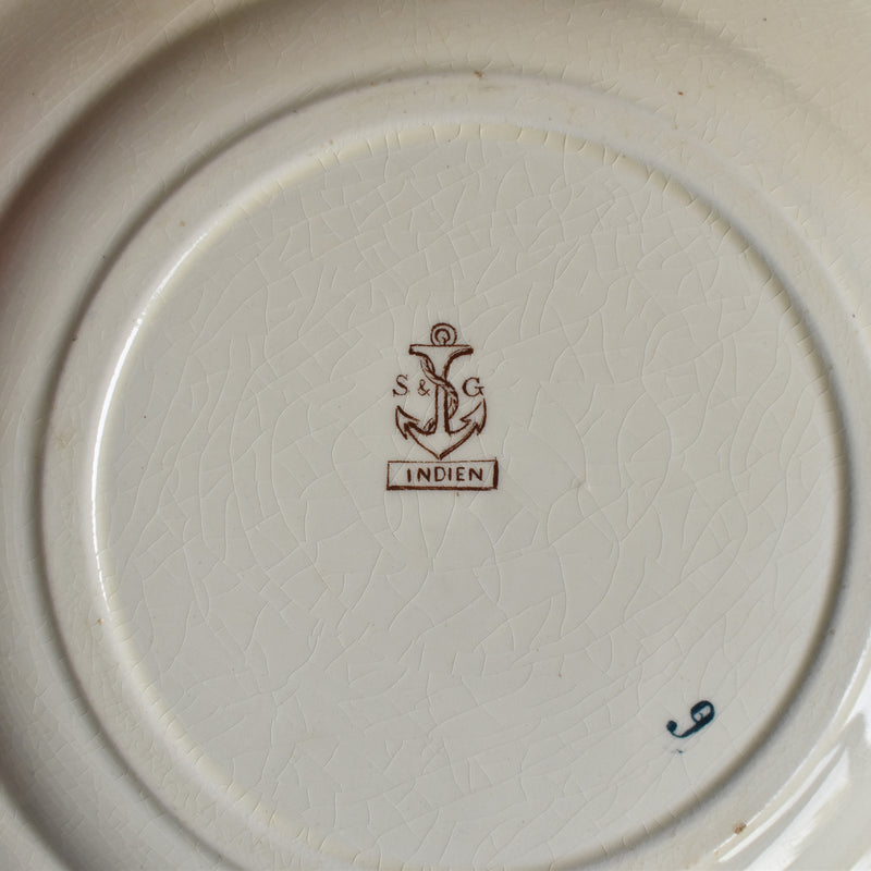 Antique Plate SG Clairefontaine Indien