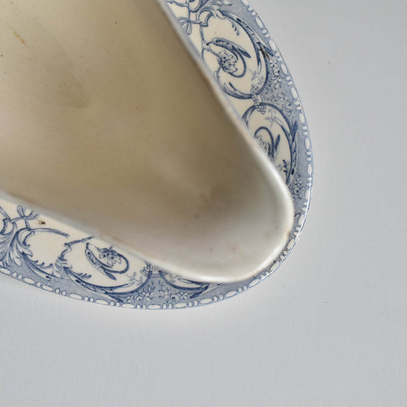 Antique Sauce Boat Creil et Montereau Dubarry