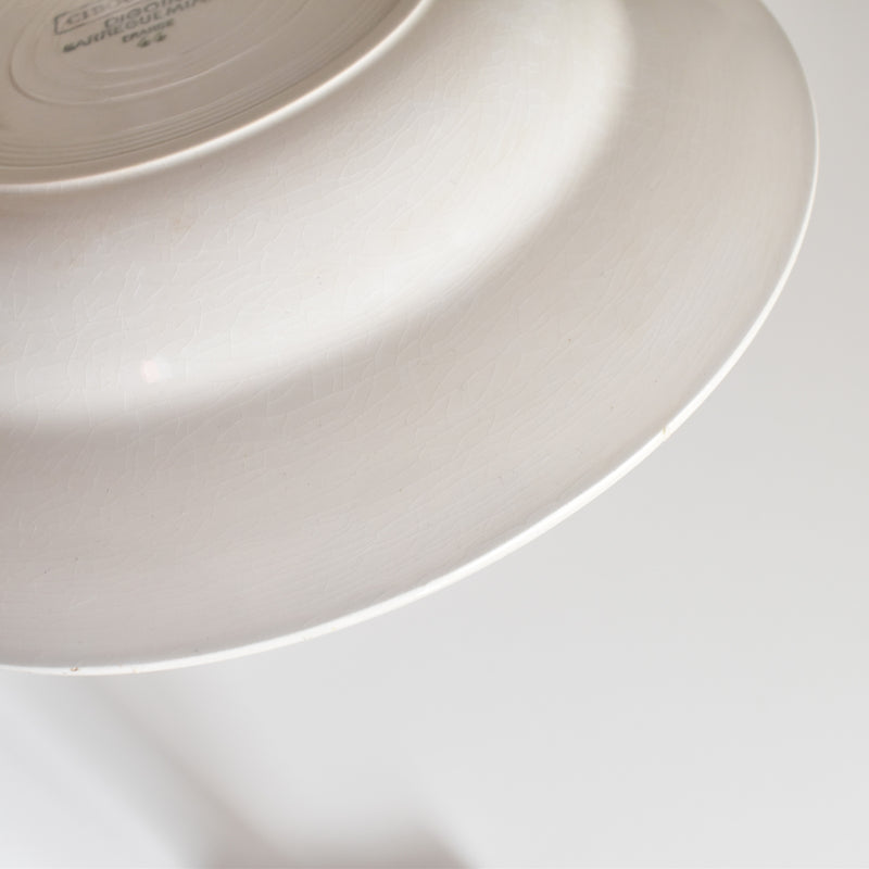 Vintage Deep Plate Digoin & Sarreguemines Ciboulette C