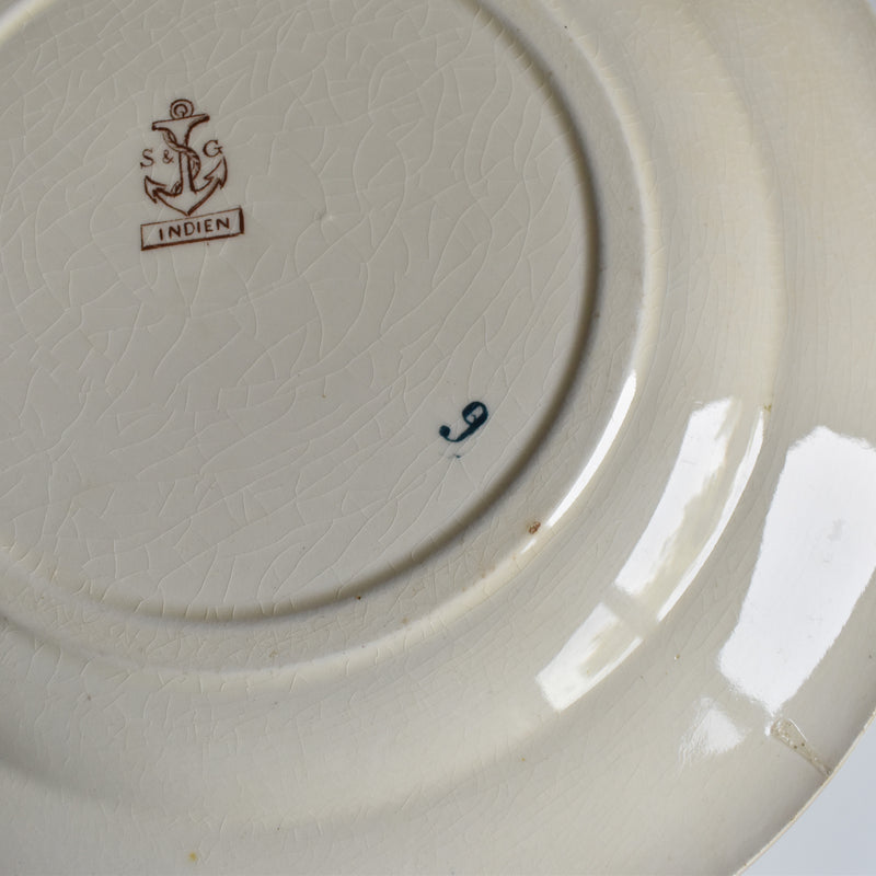 Antique Plate SG Clairefontaine Indien
