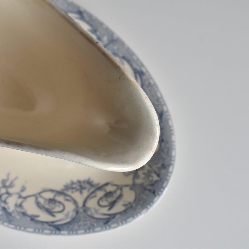 Antique Sauce Boat Creil et Montereau Dubarry