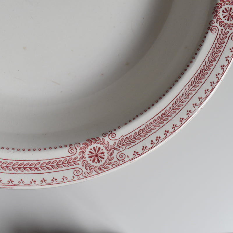 アンティーク深い大皿 U＆Cサルグミンヌ Carina