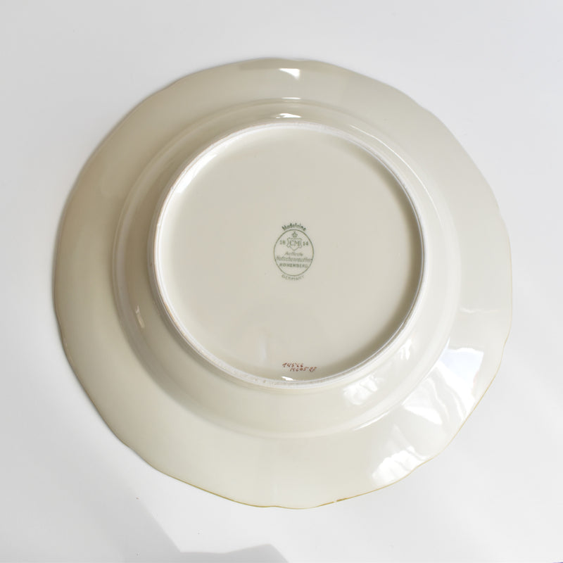 Vintage Deep Plate Hutschenreuther Germany Madelaine C
