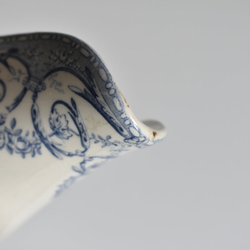 Antique Sauce Boat Creil et Montereau Dubarry