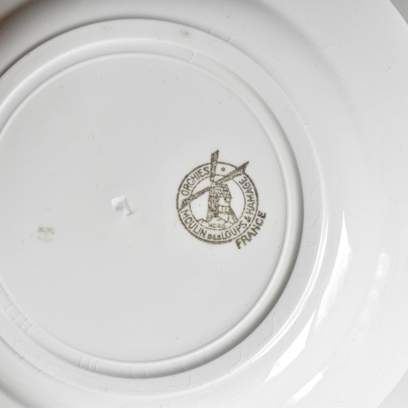 Vintage Plate Moulin des Loups Orchies A