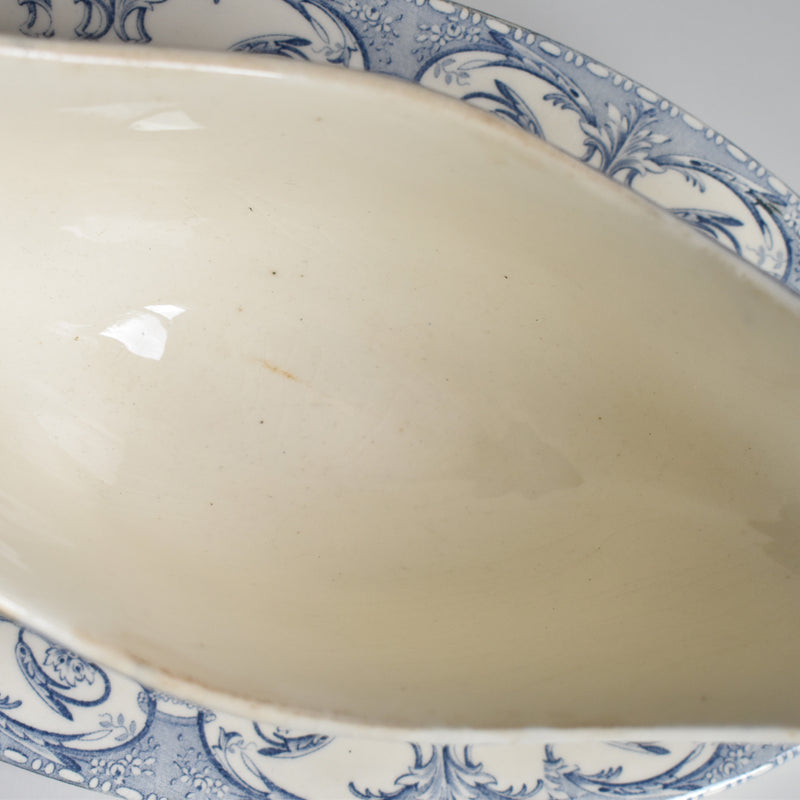 Antique Sauce Boat Creil et Montereau Dubarry