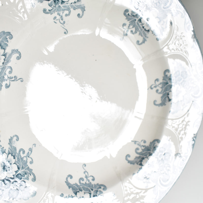Antique Deep Plate Longwy Gobelins D
