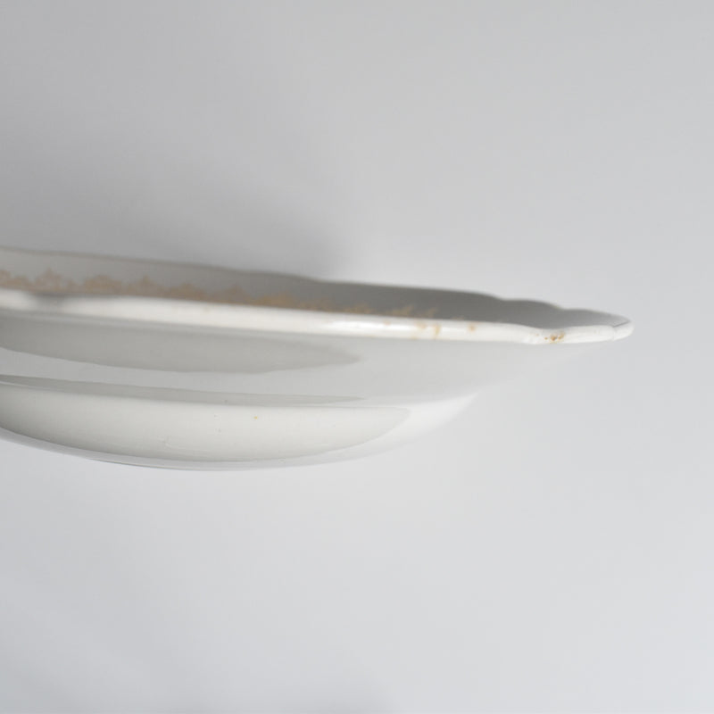 Vintage Deep Plate Villeroy & Boch 7206 Gold D