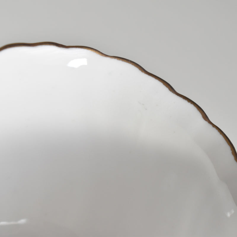Vintage Cup Digoin & Sarreguemines Perle white&gold B