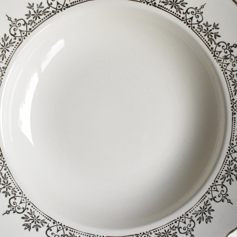 Vintage Deep Plate Villeroy & Boch 7206 Gold D