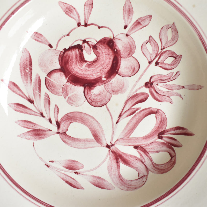 Vintage Deep Plate Digoin & Sarreguemines 16 C