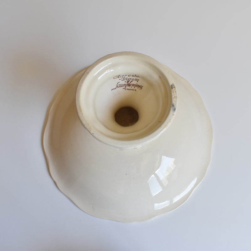 Vintage Compotier Digoin & Sarreguemines Agreste