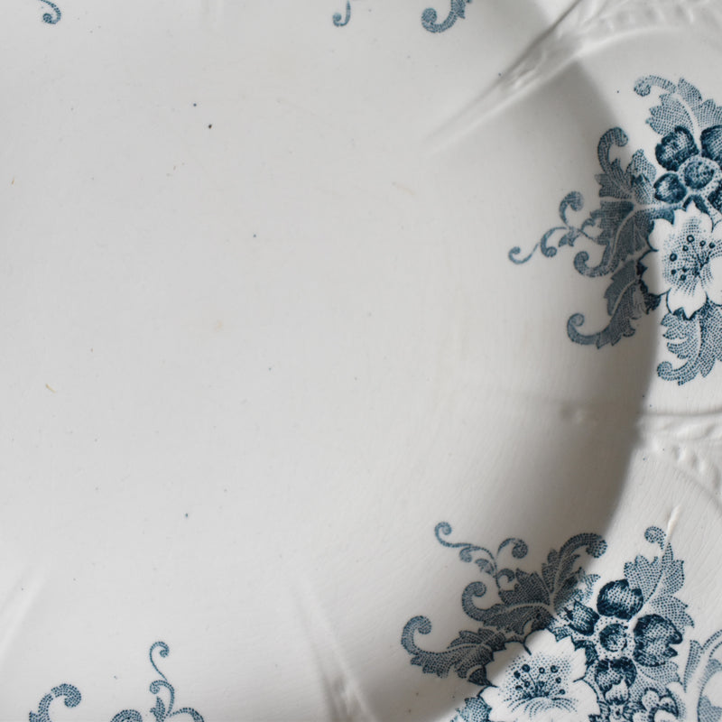 Antique Deep Plate Longwy Gobelins D