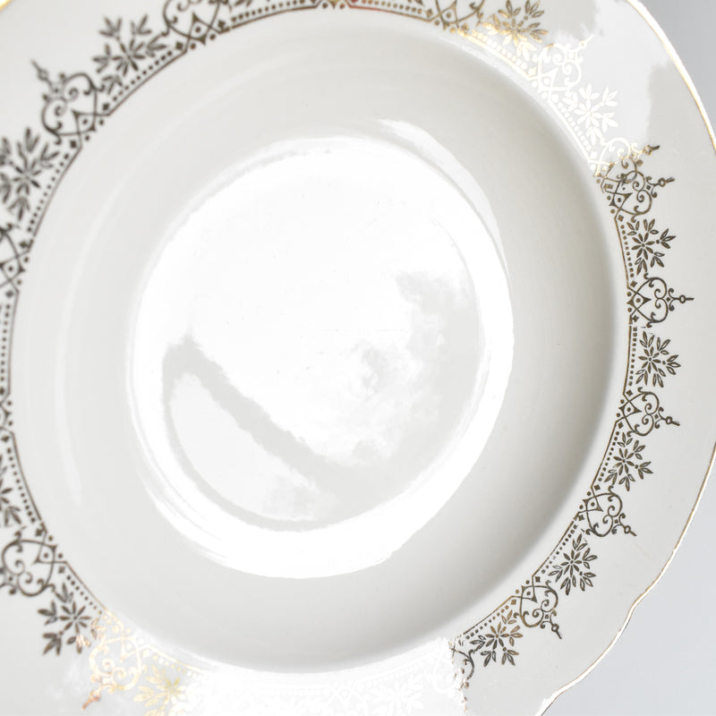 Vintage Deep Plate Villeroy & Boch 7206 Gold D