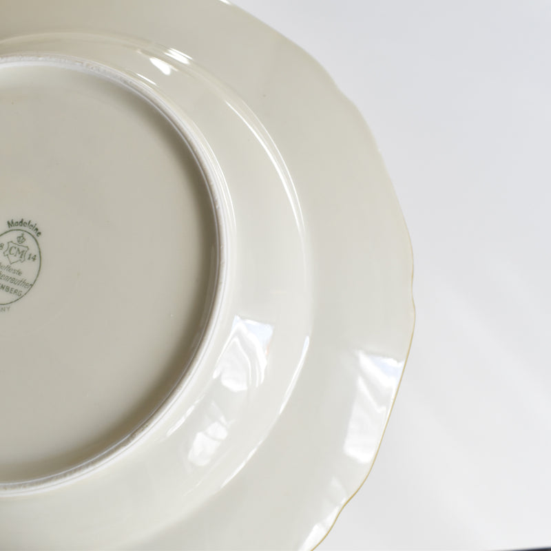 Vintage Deep Plate Hutschenreuther Germany Madelaine C