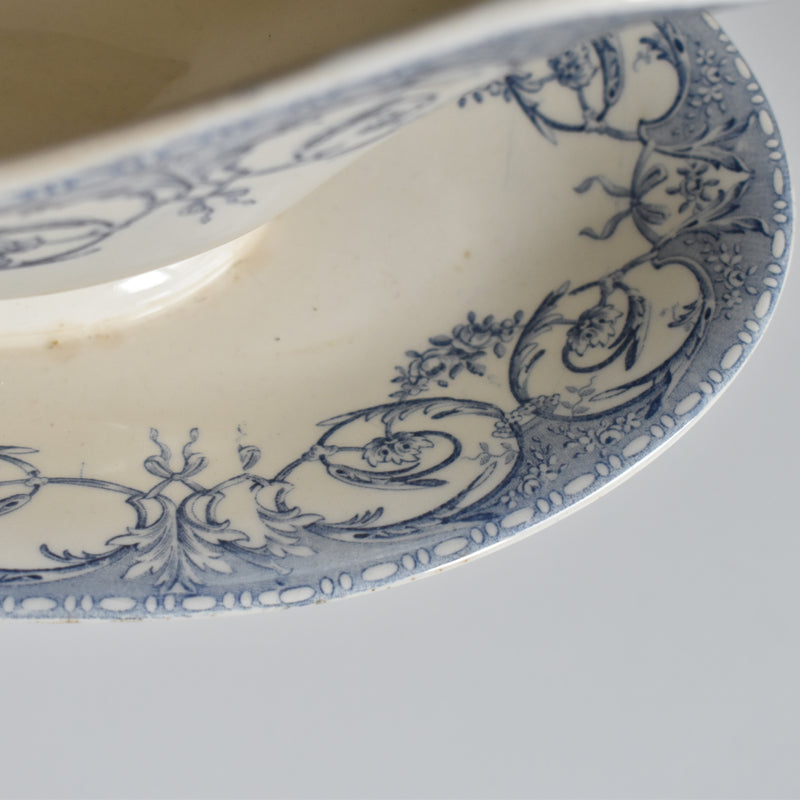 Antique Sauce Boat Creil et Montereau Dubarry