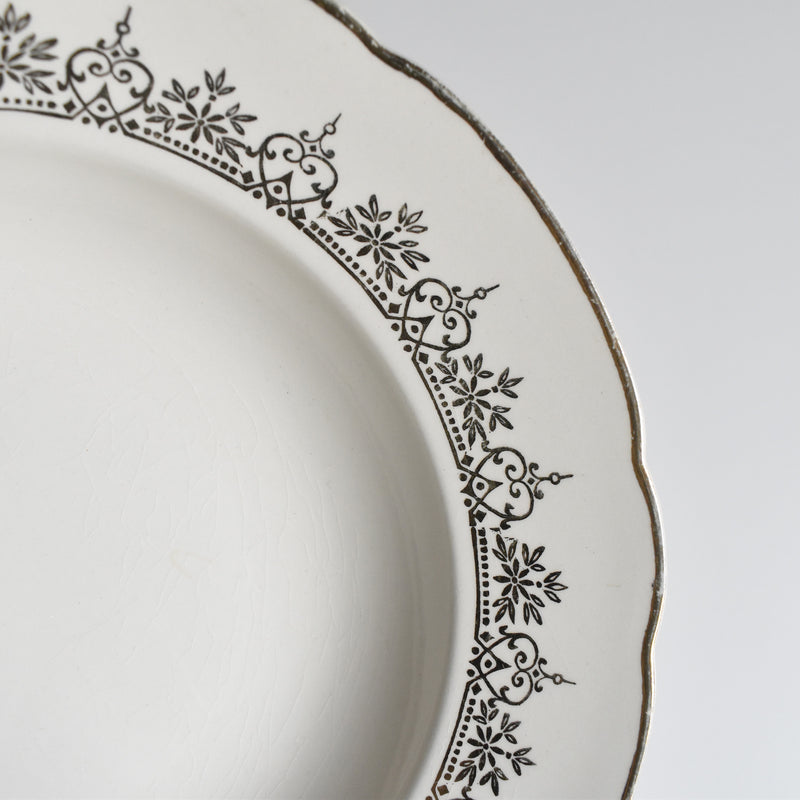 Vintage Deep Plate Villeroy & Boch 7206 Gold D