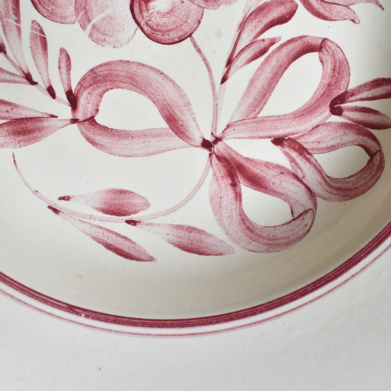 Vintage Deep Plate Digoin & Sarreguemines 16 C