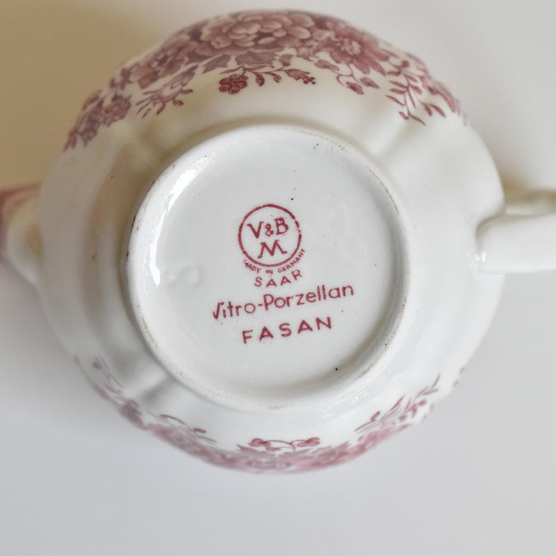 Vintage Creamer, Villeroy & Boch Fasan
