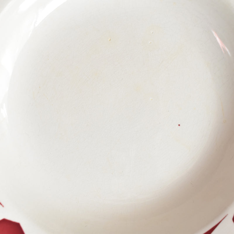 Vintage Deep Plate Digoin & Sarreguemines Ciboulette C