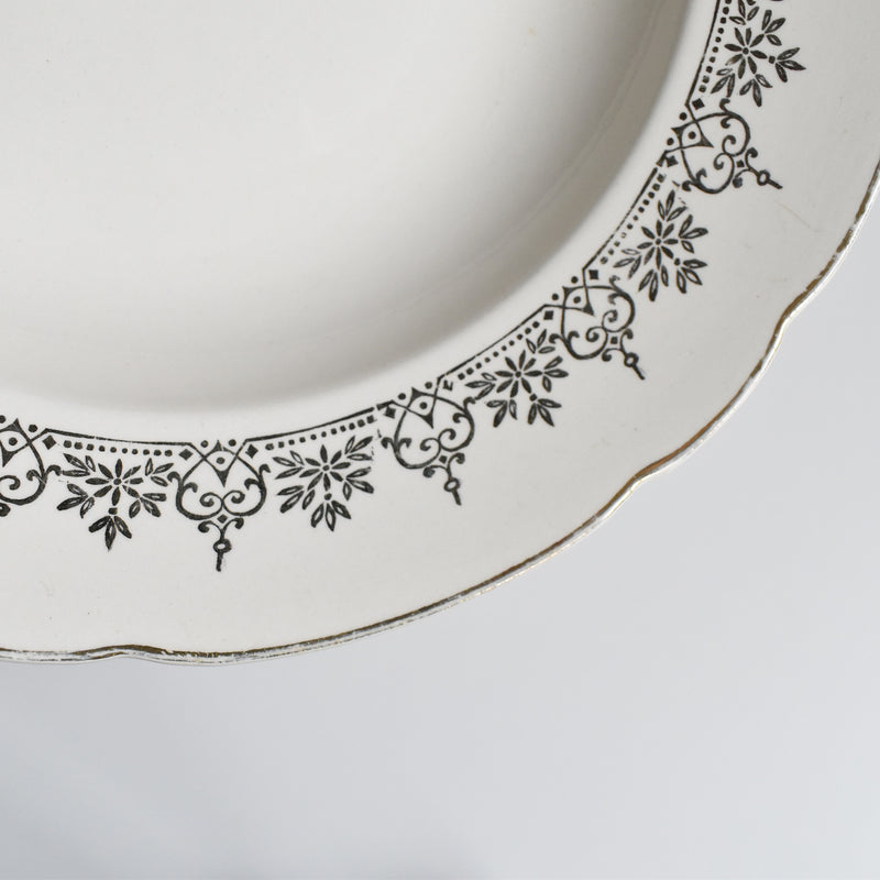 Vintage Deep Plate Villeroy & Boch 7206 Gold D