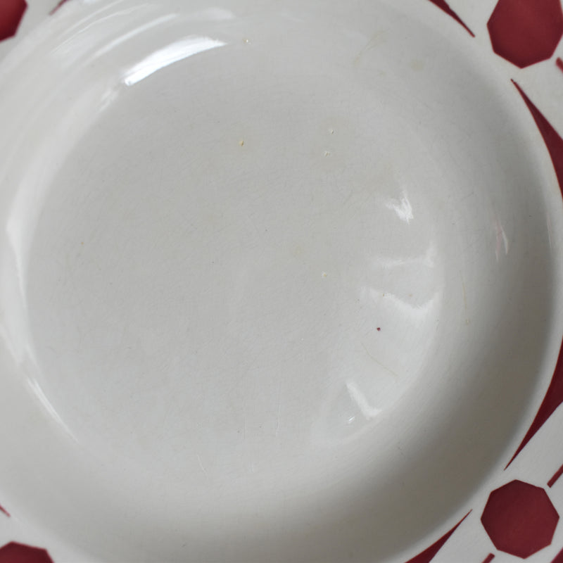 Vintage Deep Plate Digoin & Sarreguemines Ciboulette C