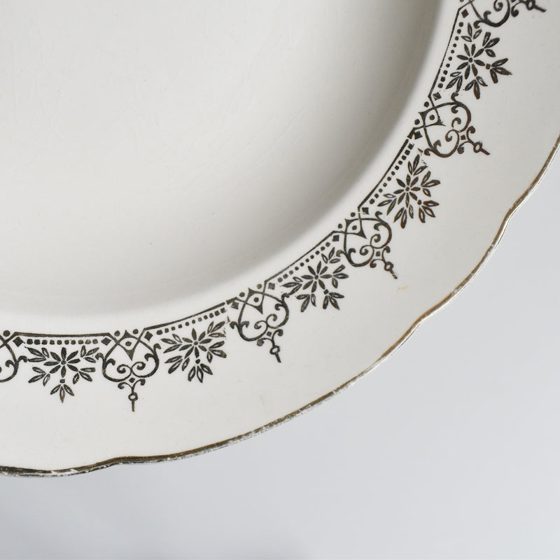 Vintage Deep Plate Villeroy & Boch 7206 Gold D