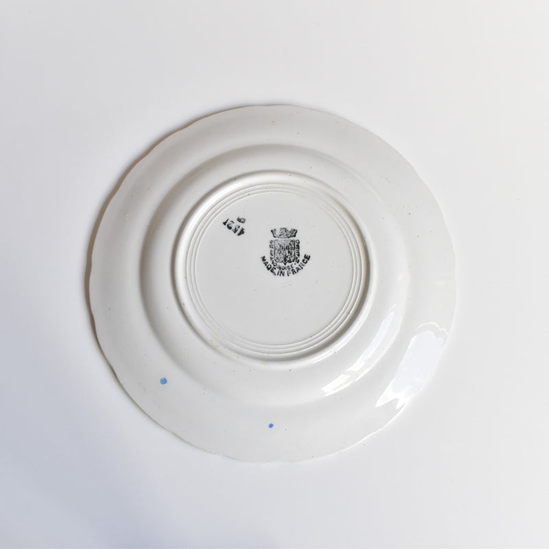 アンティークデザートプレート サンタマン houx B