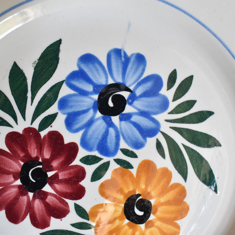 Vintage Dessert Plate HBCM Creil-Montereau Yvonne F