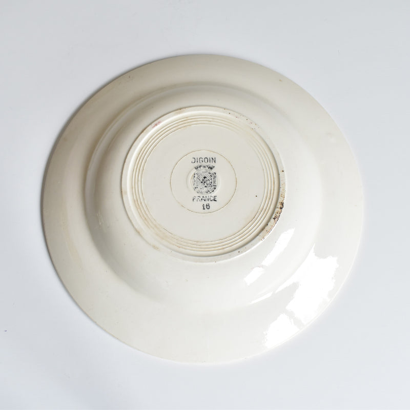 Vintage Deep Dish, Digoin & Sarreguemines, 16 D