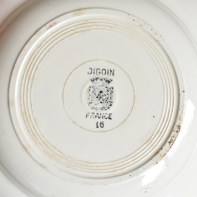 Vintage Deep Dish, Digoin & Sarreguemines, 16 D