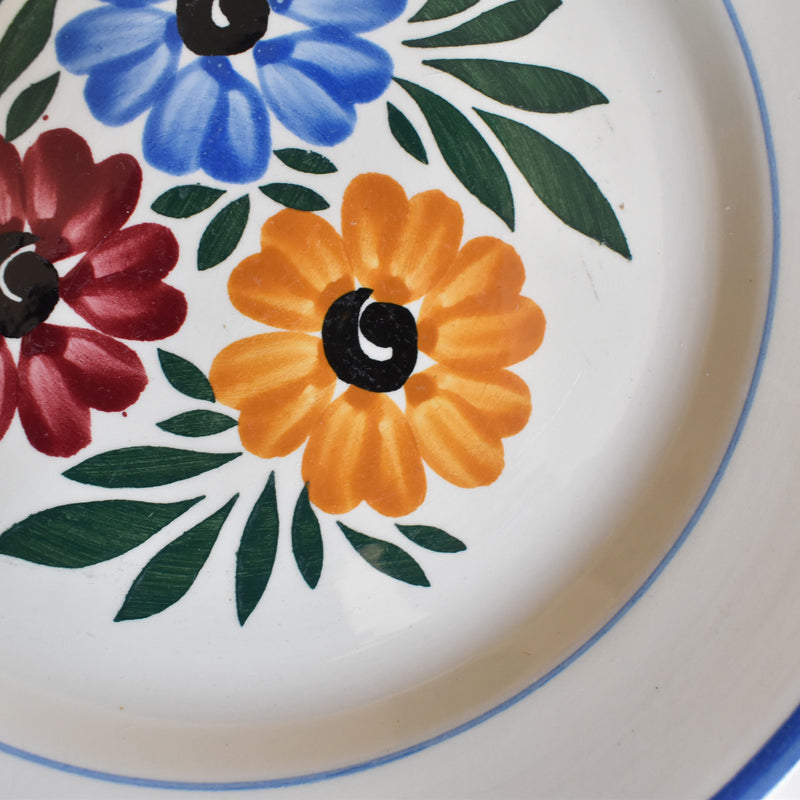 Vintage Dessert Plate HBCM Creil-Montereau Yvonne F